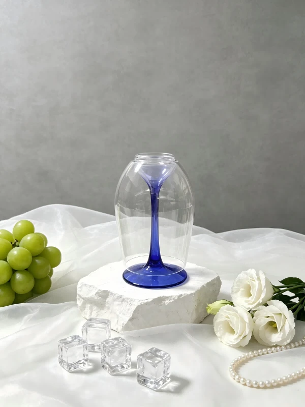 16oz Detachable Plastic Purple Wine Glass best